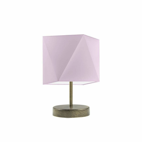 Noční lampička PASADENA moderní s fialovým stínidlem do ložnice a obýváku LYSNE 30cm