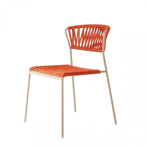 Židle Lisa Filo šedo-oranžová