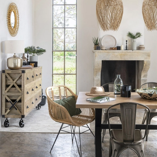 Noční lampička do ložnice Kais Atmosphera moderní zlatá s kovovým stínidlem 52 cm