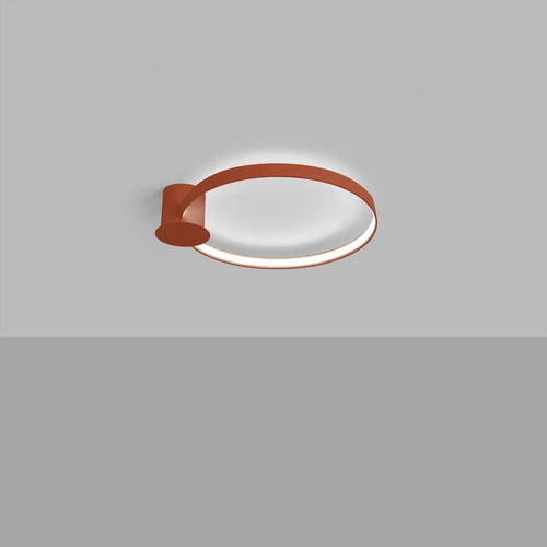 Stropní LED svítidlo RIO 55 moderní kulaté červené do obýváku, kuchyně, ložnice