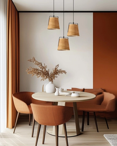 Závěsné svítidlo Milbury černé se žlutým stínidlem do obýváku moderní 20 cm