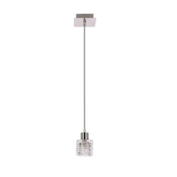 Závěsná lampa Tosca 1x40W G9 chrom+křišťál