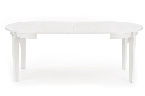 Rozkládací kulatý stůl Baros 100–200 cm bílý moderní do jídelny a obýváku Intesi