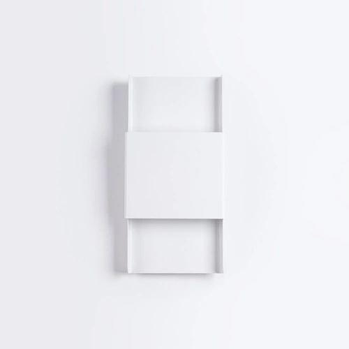 Nástěnné svítidlo DURLIN bílé moderní ocelové do obýváku a ložnice SOLLUX LIGHTING 40 cm