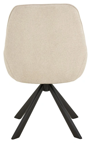 Otočná béžová čalouněná jídelní židle Carlton Actona