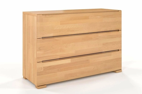 Dřevěná komoda se zásuvkami Sparta 120 cm skandinávská do obýváku a ložnice SKANDICA