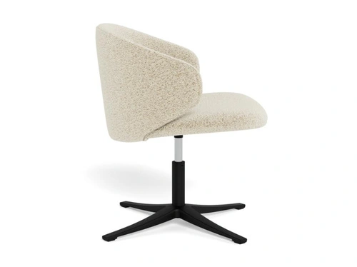 Křeslo Ella otočné béžové moderní do obýváku a jídelny