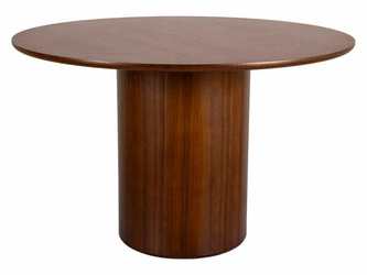 Jídelní kulatý stůl Lyndon 120 cm ořech do jídelny a obýváku, moderní