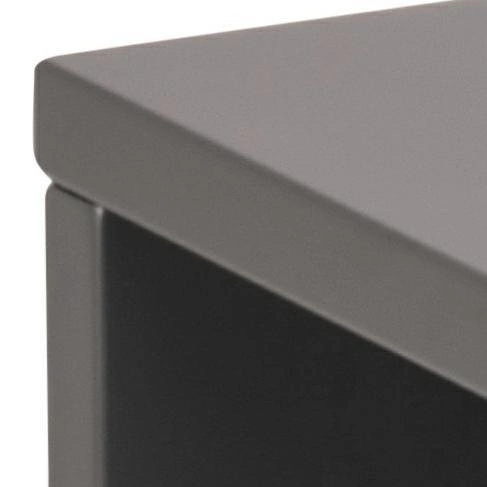 Závěsný noční stolek šedý dřevěný 35 cm se zásuvkou moderní Actona Ashlan