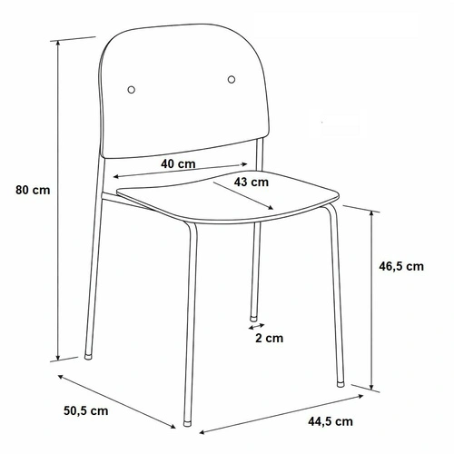 Židle Ravio moderní plastová bílo-krémová do jídelny a kuchyně
