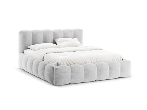 Čalouněná postel Lupine 160x200 šedá s úložným prostorem moderní do ložnice Micadoni Home