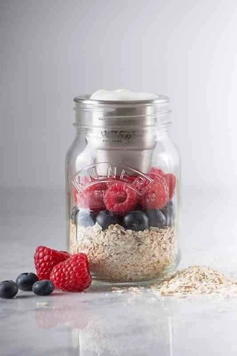 Sklenice s nádobkou 0,5l, Snack on the Go KILNER