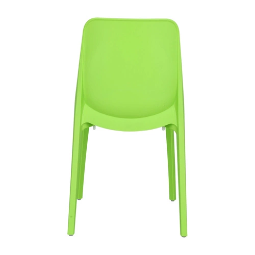 Zahradní židle Ginevra zelená stohovatelná moderní plastová na zahradu SCAB Design