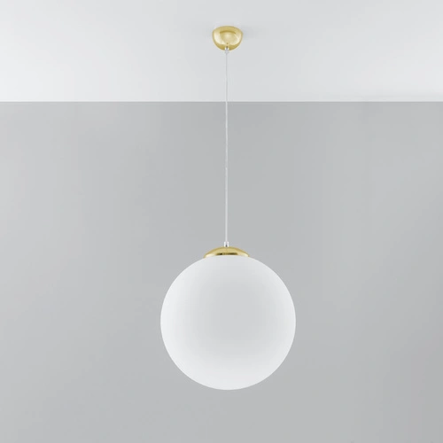 Závěsné světlo koule UGO 40 moderní zlaté do obýváku a jídelny Sollux Lighting
