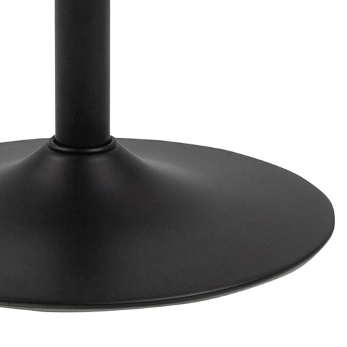 Barová židle Kimmy antracitová otočná s opěrkou výškově nastavitelná do kuchyně