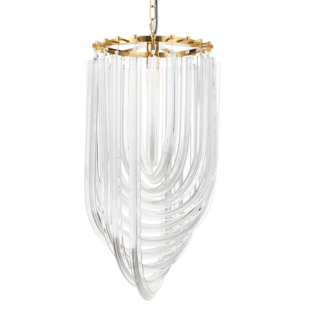 Závěsná lampa WAVE zlatá 60 cm