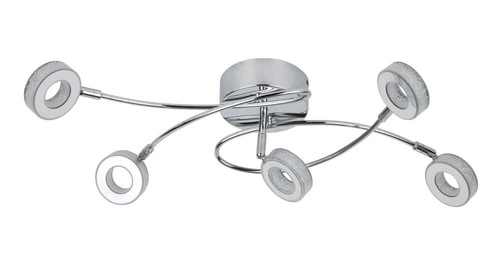 LED stropní svítidlo Vinola chrom moderní glamour do obýváku a jídelny 68 cm CANDELLUX