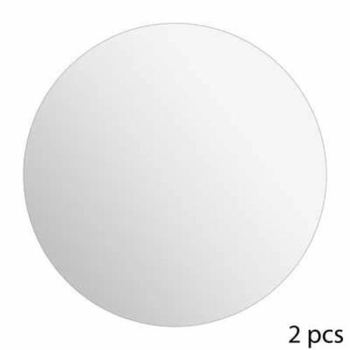 Sada 2 samolepicích kulatých zrcadel 40x40 cm do předsíně a obýváku 5five