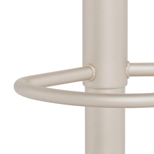 Barová židle Glenda béžová čalouněná otočná s výškovým nastavením do kuchyně