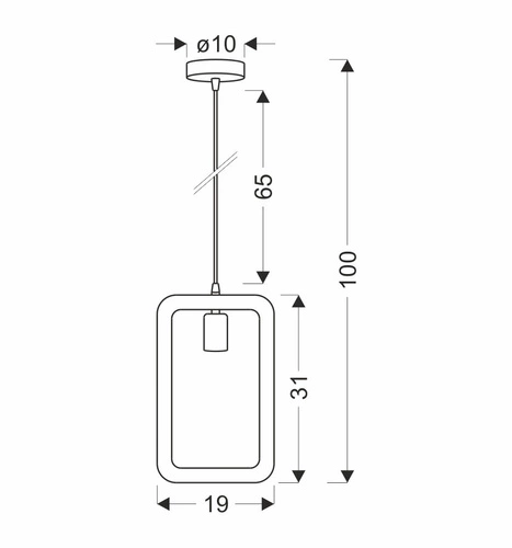 Ostor černá+béžová 1x40W E27 závěsná lampa