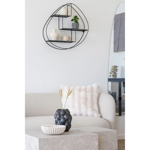 Dekorační polštář Galena 45x45 bílý moderní do obýváku a ložnice