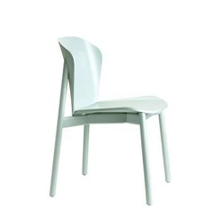 Dřevěná jídelní židle Finn zelená moderní stohovatelná SCAB Design
