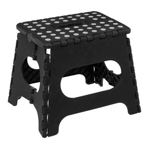 Skládací plastová stolička 22 cm černá 5five simply smart do kuchyně a koupelny