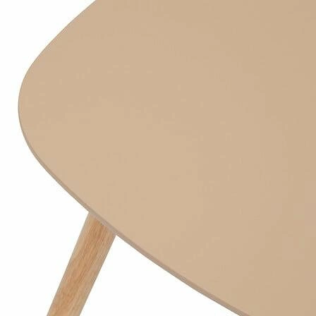 Sada 3 konferenčních stolků Mileo S dřevěných béžových skandinávských do obýváku Atmosphera