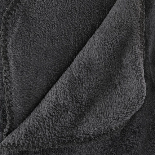 Teplá mikroflísová deka Atmosphera 180x230 cm na postel a pohovku tmavě šedá