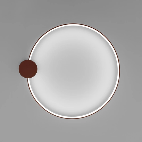 Stropní LED svítidlo RIO 78 kulaté červené moderní do obýváku a kuchyně Thoro