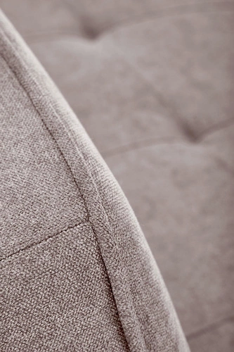 Rozkládací pohovka Arhiza béžová Intesi do obýváku moderní s funkcí spaní na chromovaných nožkách