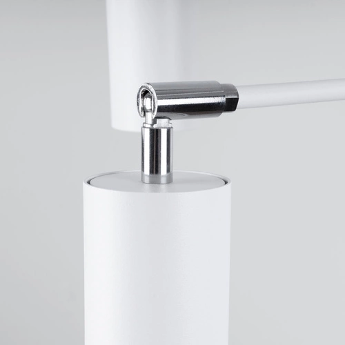 Moderní bílý lustr LEMMI 6 kovový do obýváku a jídelny SOLLUX LIGHTING