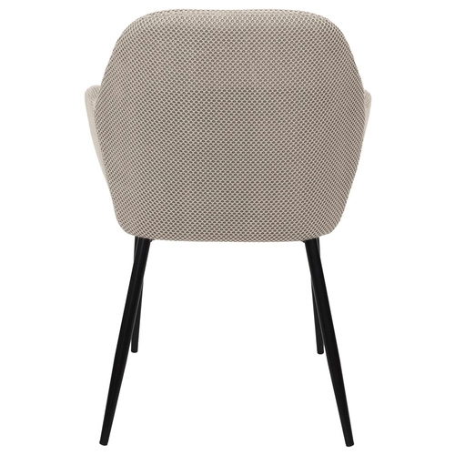 Čalouněná židle Lavia šedá Intesi do jídelny a obýváku moderní s područkami