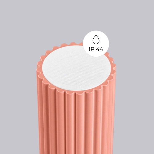 Stropní svítidlo HALO moderní kulaté růžové IP44 do koupelny a obýváku skleněné