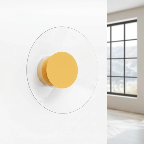Nástěnné LED svítidlo ASTRO žluté moderní do obývacího pokoje 28 cm
