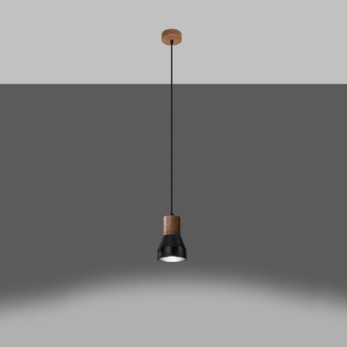 Závěsná lampa QUBIC černá