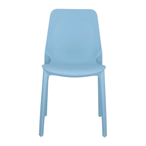 Zahradní stohovatelná židle Ginevra modrá z plastu moderní SCAB Design