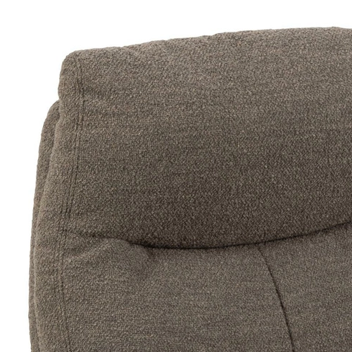 Otočná křesla London Monza taupe s podnožkou do obýváku moderní relaxační béžová