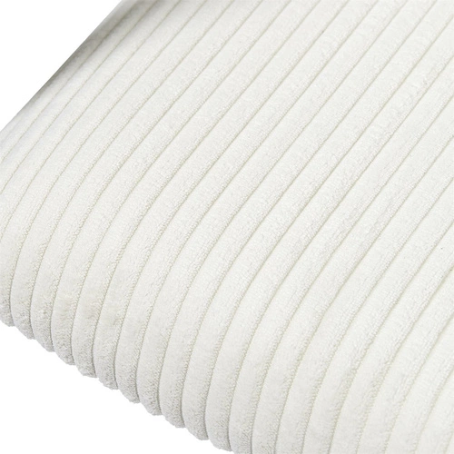 Čalouněná židle Scott Intesi bílý manšestr s područkami do jídelny a obýváku loft