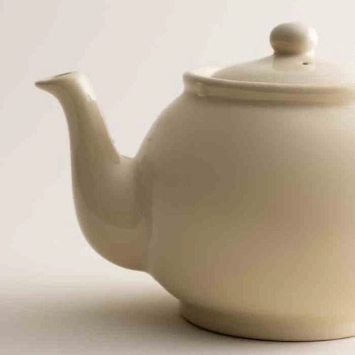 Price&Kensington krémová keramická konvice na čaj 1,1 l do kuchyně a obýváku