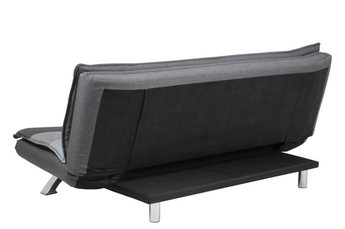 Rozkládací pohovka s funkcí spaní Faith 3místná patchwork modrá moderní do obýváku