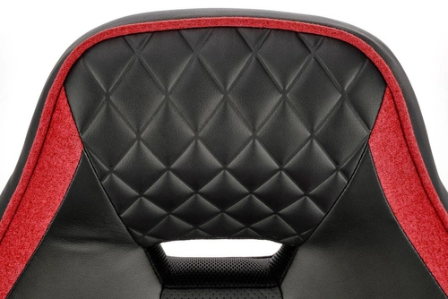 Herní křeslo Neferet ergonomické černo-červené s opěrkou hlavy k pracovnímu stolu Intesi