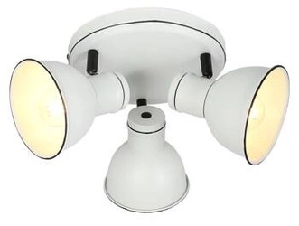 Stropní svítidlo Zumba stropní svítidlo 3x40W E14 bílá+černá