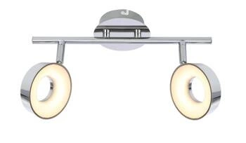 Stropní světelný pás Isla 2x4W LED chrom 3000K