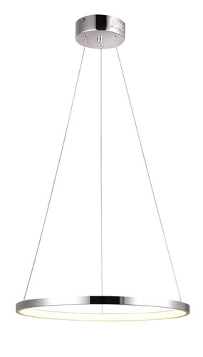 Závěsné LED svítidlo Lune 30 chrom nastavitelné moderní do obýváku, jídelny nebo kuchyně