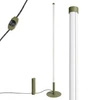Stojací lampa do obývacího pokoje TRANG moderní LED olivová 4000K