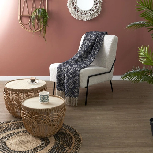 Moderní bavlněný přehoz Vanir šedý 150x200 cm do ložnice Intesi