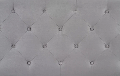 Čalouněná postel Saba 160x200 s úložnými šuplíky v šedé barvě pro ložnici ve stylu glamour