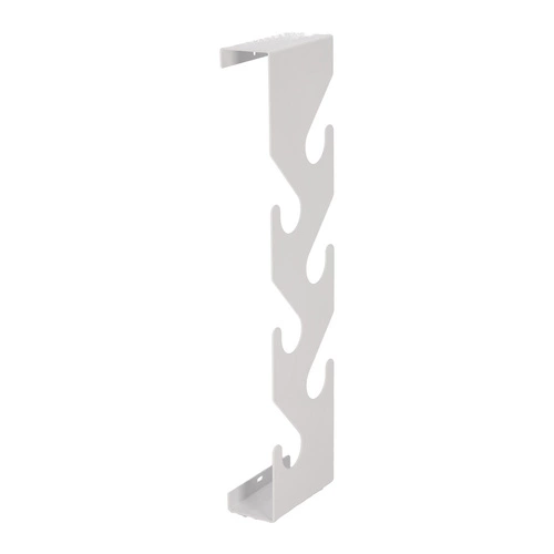 Moderní bílý kovový nástěnný věšák do předsíně Cani Intesi na oblečení 6 háčků