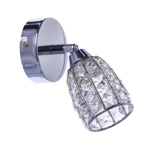 Nástěnné svítidlo Shiba chrom moderní křišťálové do obýváku a ložnice CANDELLUX LIGHTING